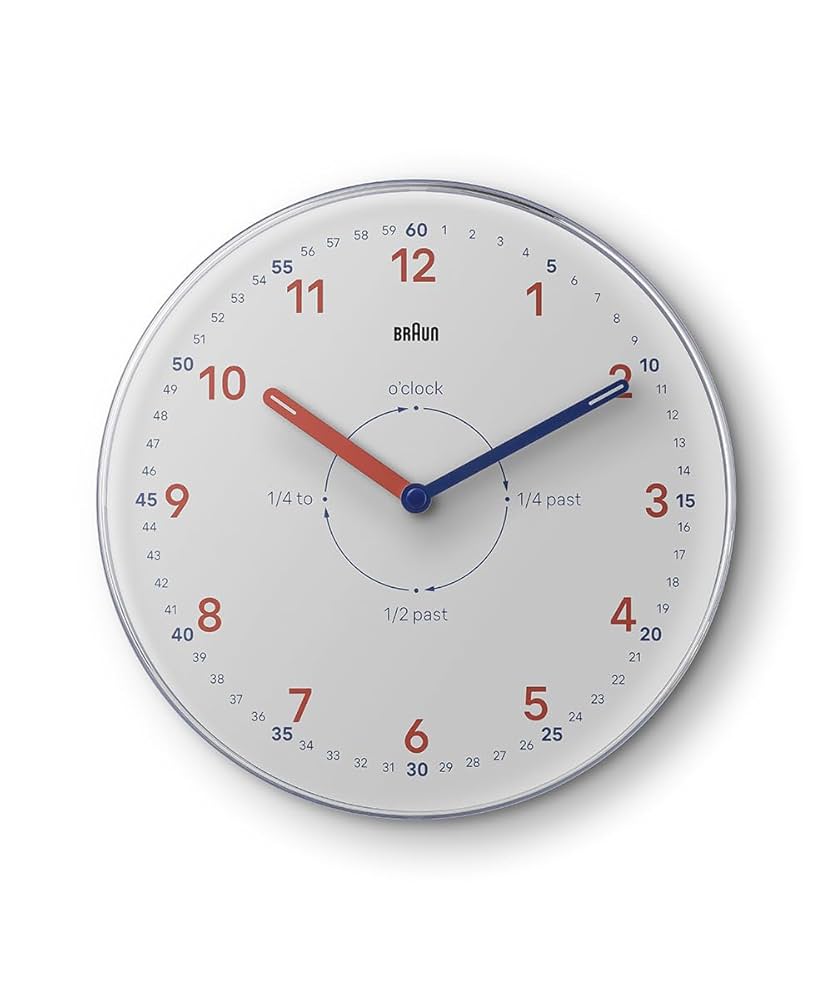 Amazon.co.jp: 【正規輸入品】BRAUN／ブラウン 壁掛け時計